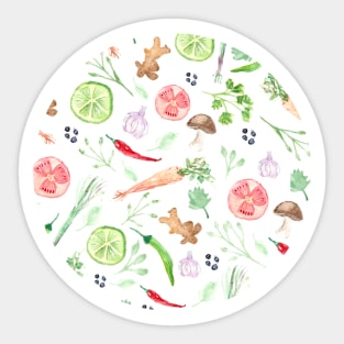 Eat the Rainbow | Vegan Sticker